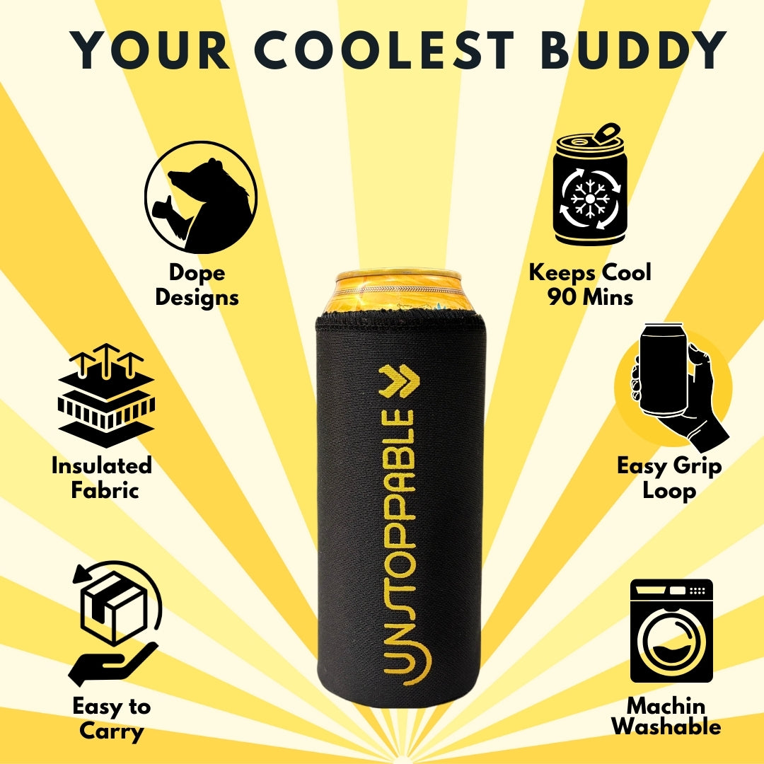 Outer Woods Insulated Beer Can Cooler Sleeve - Set of 4 Outer Woods | Can Cover | Can Coozie | Can Koozie | Beer Cooler