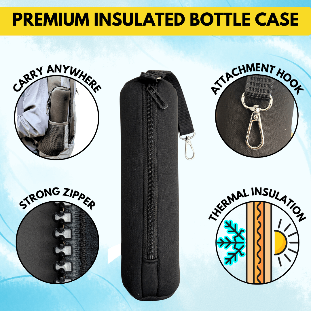 Outer Woods Premium Insulated Thermos Flask | Insulin Pen Cooler | Diabetic Organizer Bottle Case | Insulin Bottle Case