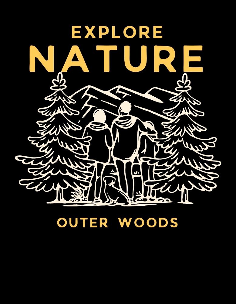 Outer Woods Women's Explore Nature Graphic Printed T-Shirt Dress