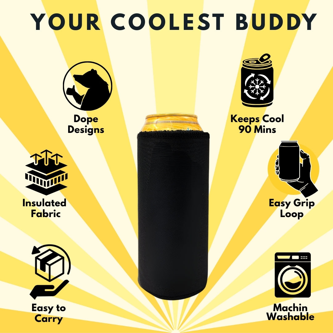 Outer Woods Insulated Beer Can Cooler Sleeve - Set of 4 Outer Woods | Can Cover | Can Coozie | Can Koozie | Beer Cooler