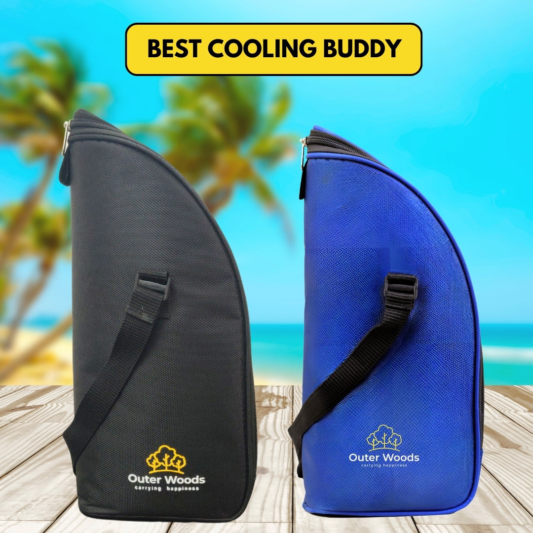 Outer Woods Insulated 1.5 Bottle Cooler Bag, Beverage Cooler Bag, Insulated Bag, Bottle Bag, Beer Cooler Bag, Wine Carier, Hot Cold bag