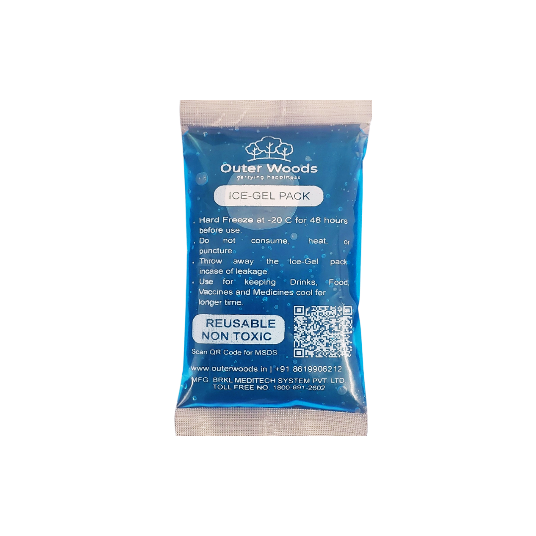 Outer Woods Ice Gel Packs Set for Insulin Bags, Cooler Bags and Cold Therapy