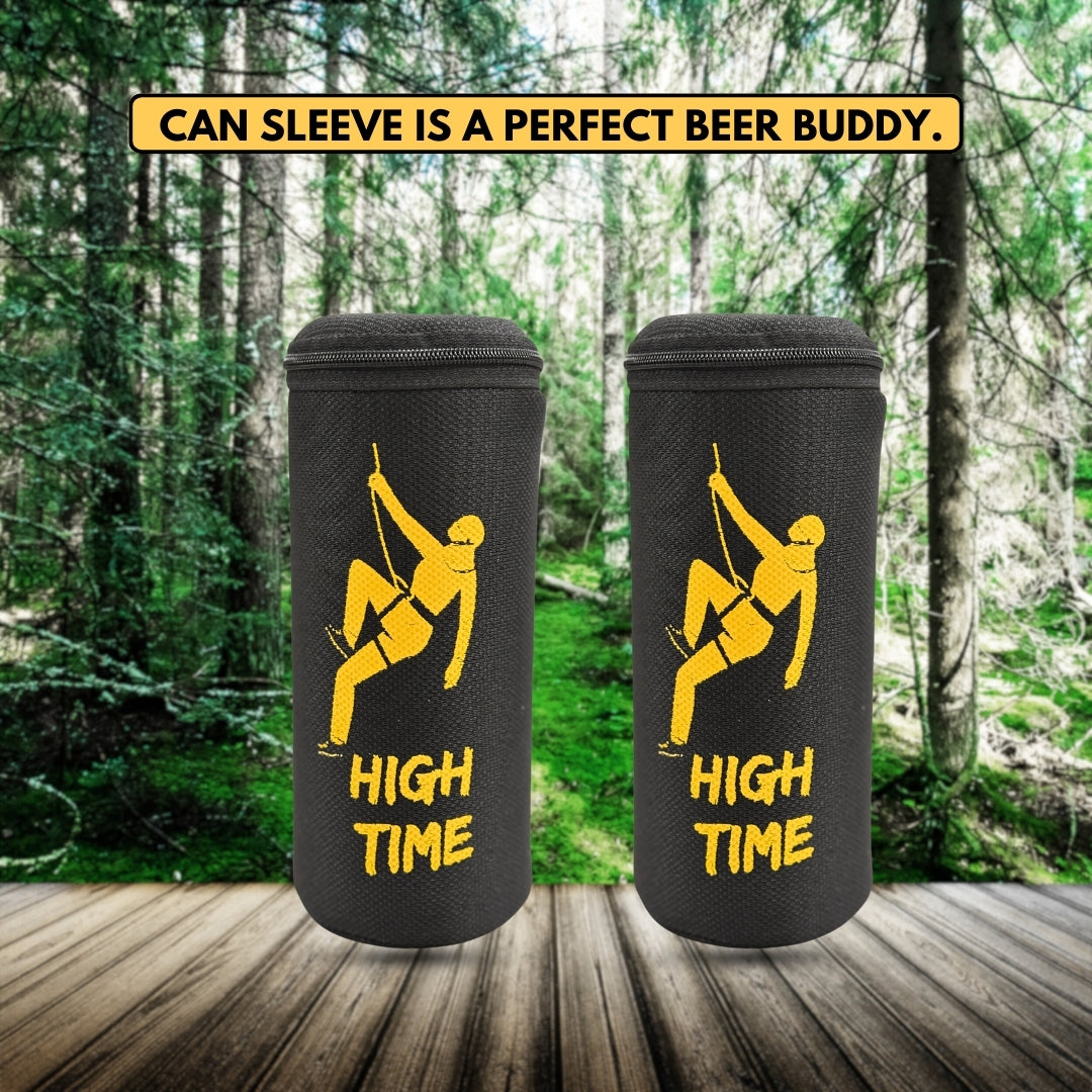 Outer Woods Insulated Beer Can Cooler Sleeve with Zip Cap – Set of 2 | Can Cover | Can Coozie | Can Koozie | Beer Cooler