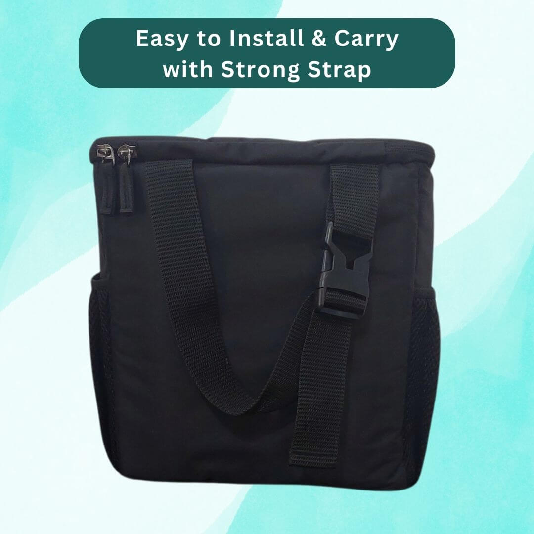 Outer Woods Insulated Cooler Bag for Cars & SUVs | Beverage Cooler Bag | Insulated Bag | Bottle Bag | Beer Cooler Bag | Hot Cold bag | Soft Cooler Bag | Car Accessories