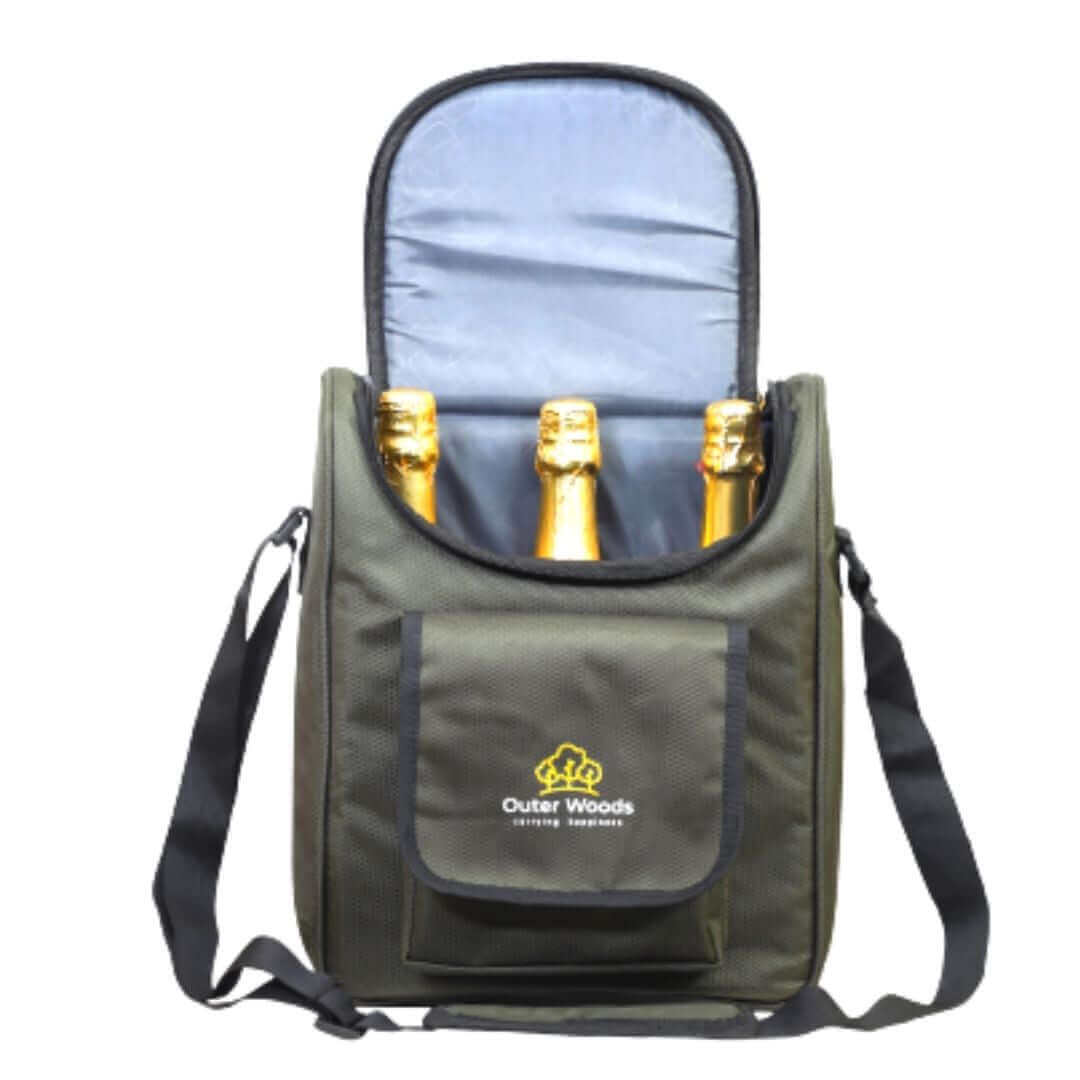 Outer Woods Insulated 3 Bottle Cooler Bag Outer Woods