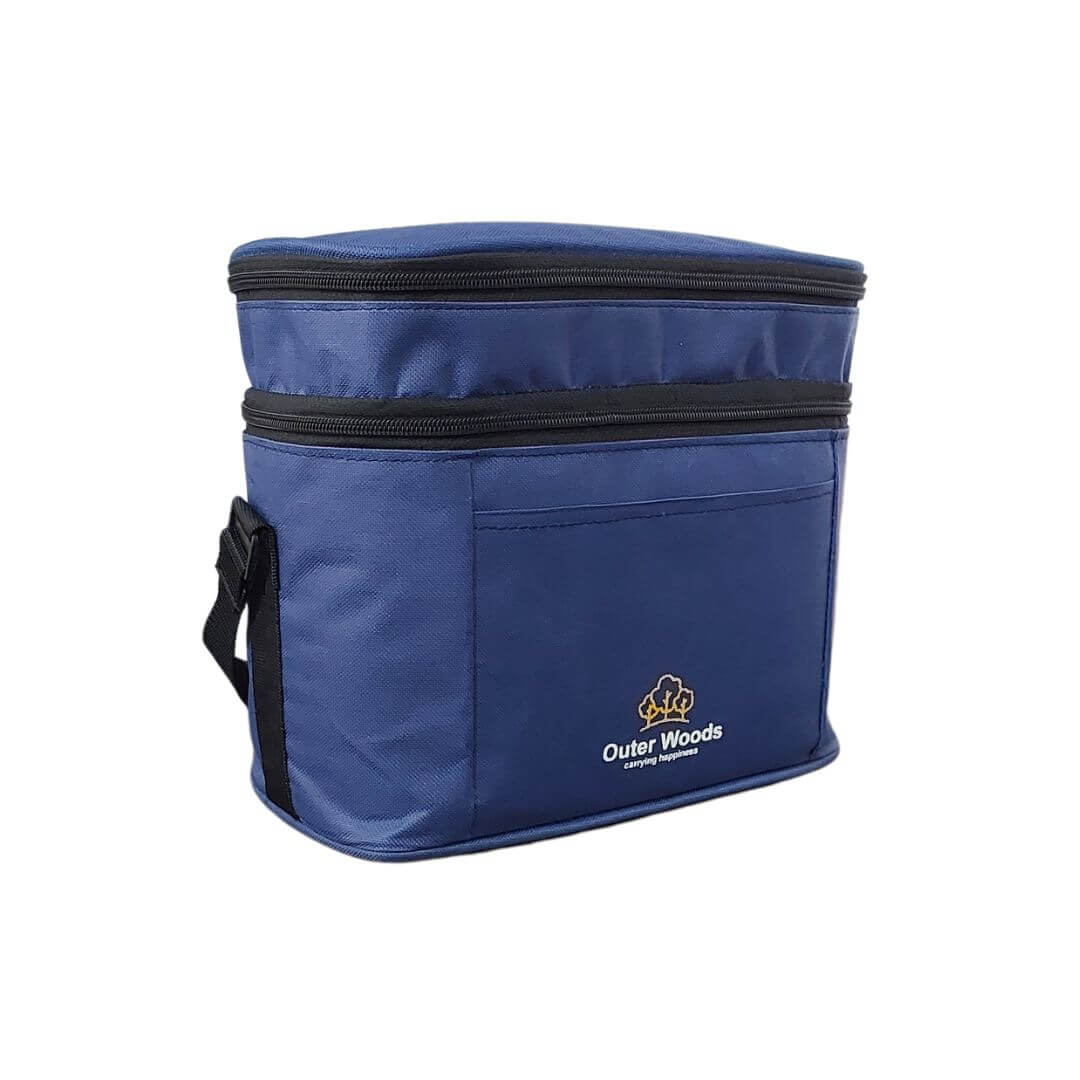 Outer Woods Insulated 6 Can Cooler Bag with Dual Compartment Outer Woods
