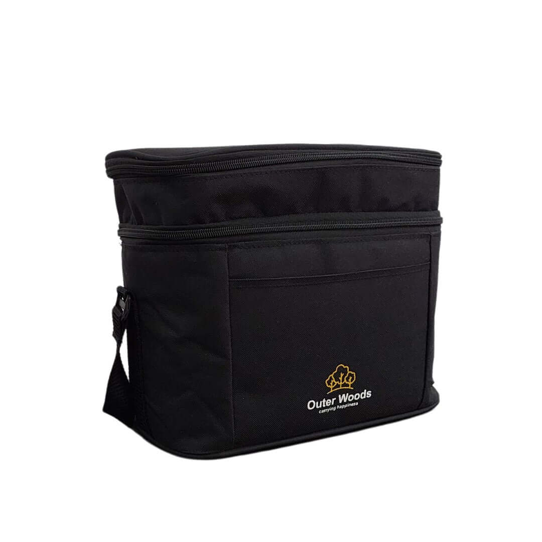 Outer Woods Insulated 6 Can Cooler Bag with Dual Compartment Outer Woods