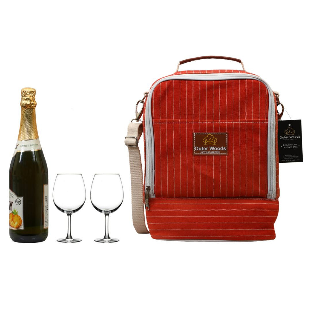 Outer Woods Premium Insulated 2 Bottle Cooler Bag Outer Woods