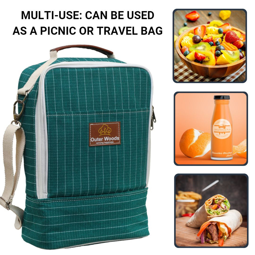 Outer Woods Premium Insulated 2 Bottle Cooler Bag Outer Woods