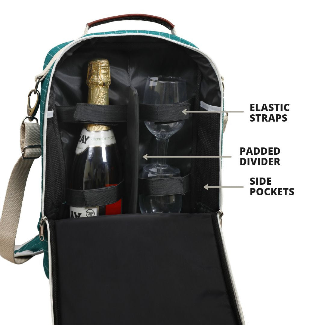 Outer Woods Premium Insulated 2 Bottle Cooler Bag Outer Woods