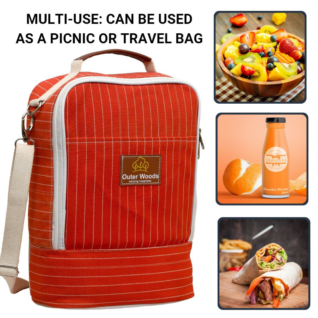 Outer Woods Premium Insulated 2 Bottle Cooler Bag Outer Woods