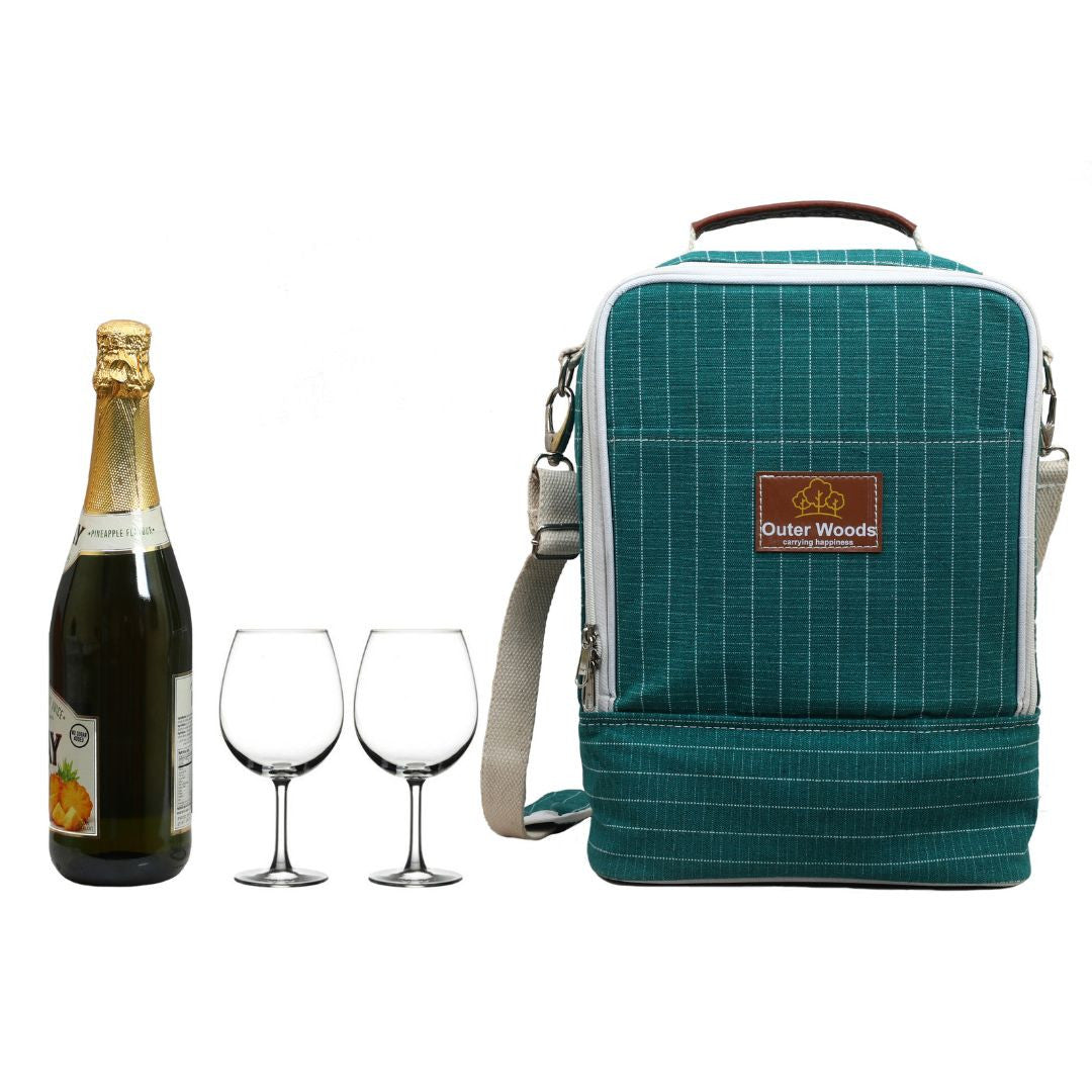 Outer Woods Premium Insulated 2 Bottle Cooler Bag Outer Woods