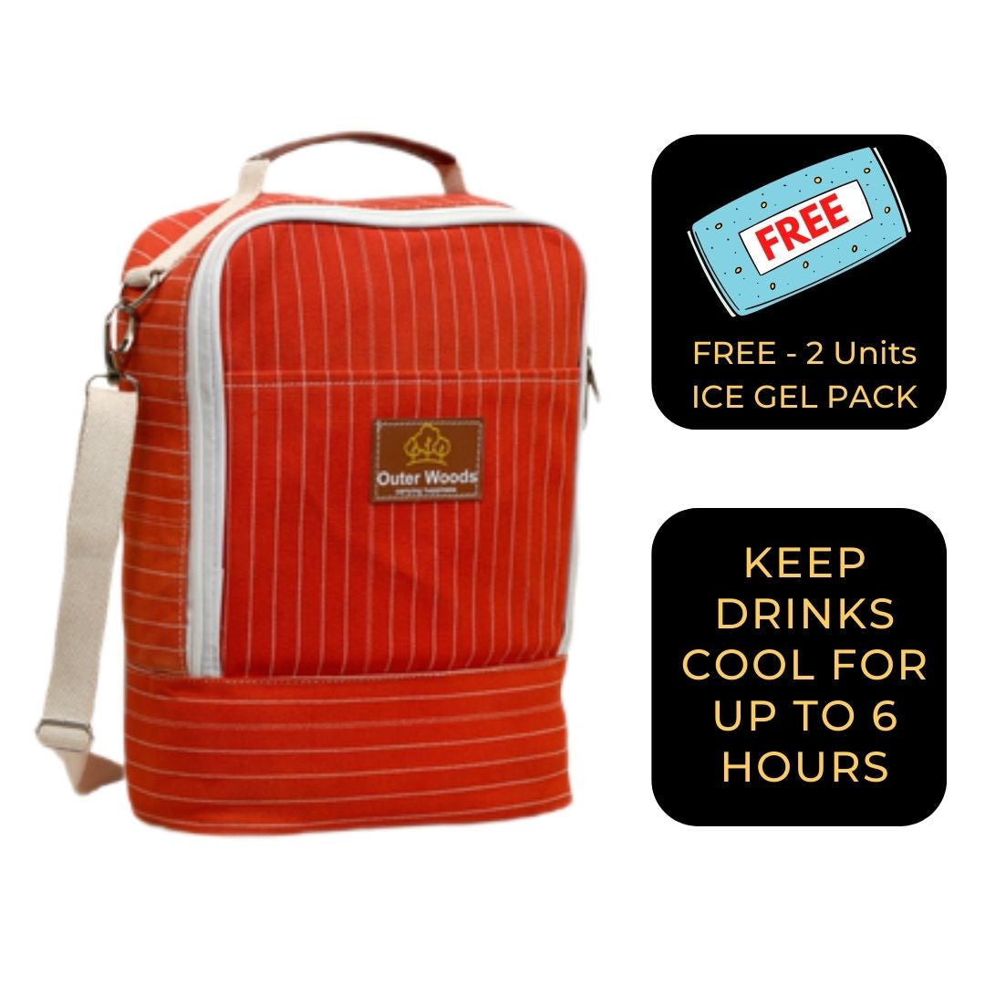 Outer Woods Premium Insulated 2 Bottle Cooler Bag Outer Woods