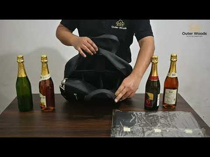 Outer Woods Insulated 4 Bottle Cooler Bag with Laptop Compartment