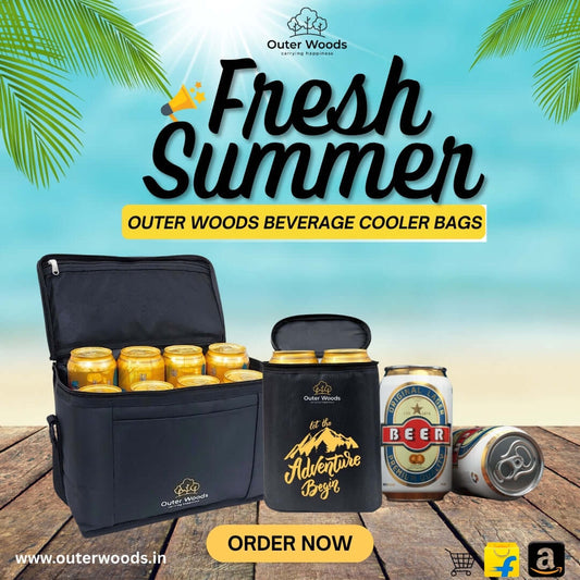 Beer Cooler Bag, Wine Cooler Bag, Beer Carry bag, Insulated Bag, Whiskey bag