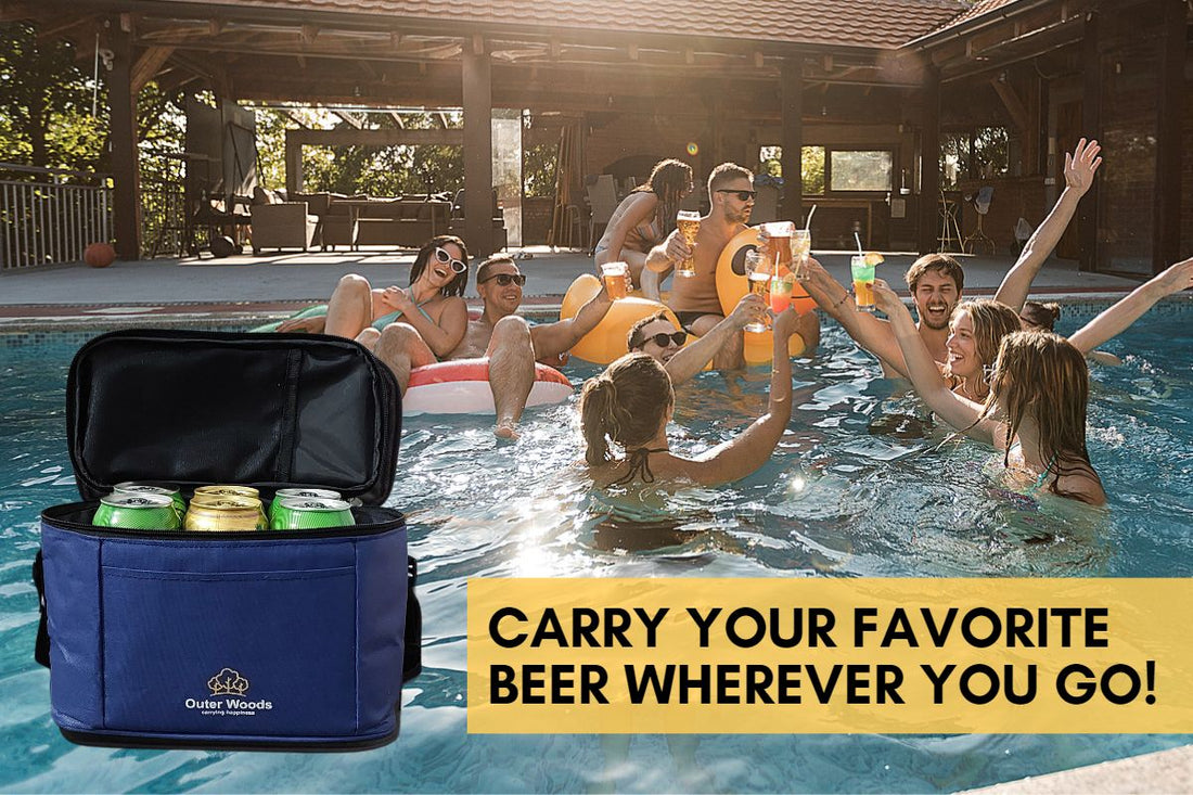 Beer Can Cooler Bags - Carry Your Favorite Beer Wherver You Go! Outer Woods