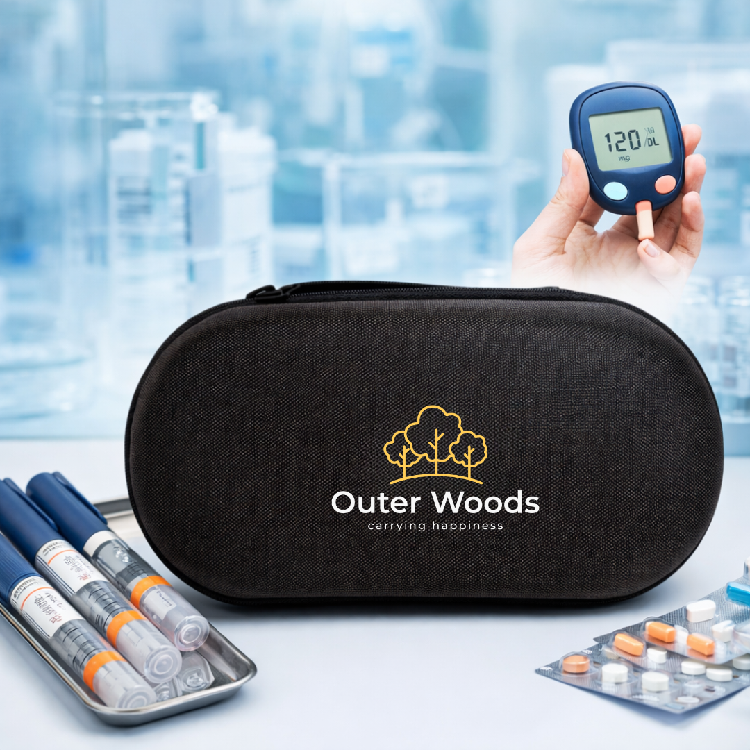insulin travel case, diabetic travel kit, insulin storage bag, insulin cooling pouch