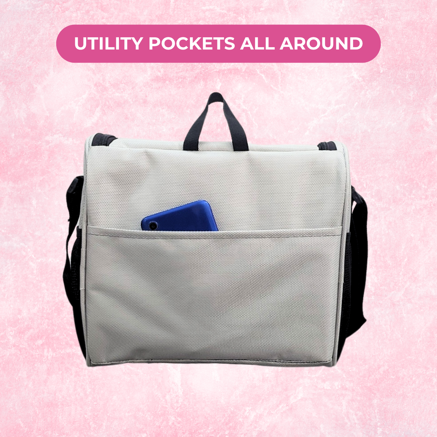 Outer Woods Insulated Breast Milk Cooler Bag | 6+ Hours Cooling | Fits 6 x 500ml Baby Bottles | 4 x 100ml Ice Gel Packs Included