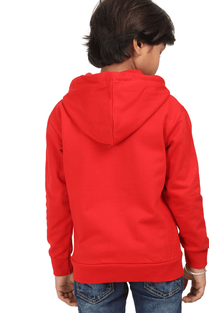 Outer Woods Kid's Graphic Printed Hooded Sweatshirt - Pretending to be Normal