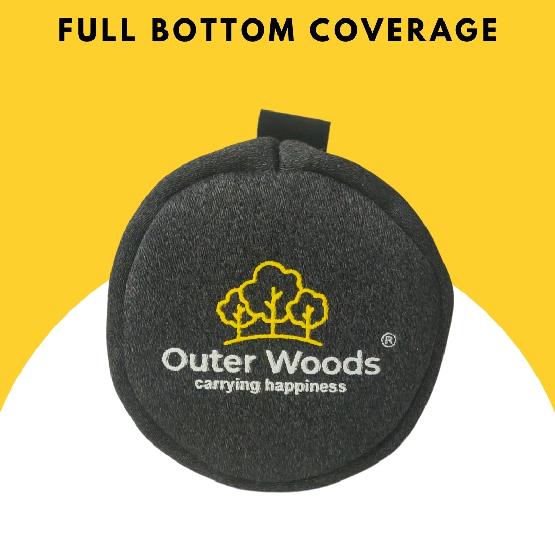 Outer Woods Insulated Beer Can Cooler Sleeve with Zip Cap – Set of 2