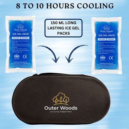 Outer Woods Insulin Cooler Bag Pro | insulin travel case | insulin storage bag for travel | insulin cooling pouch | medicine cooler bag