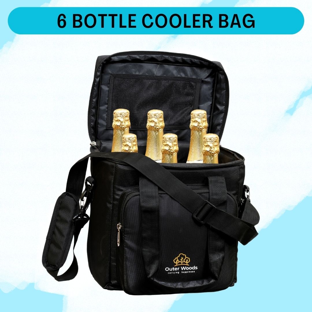Outer Woods Insulated 6 Bottle Cooler Bag Outer Woods