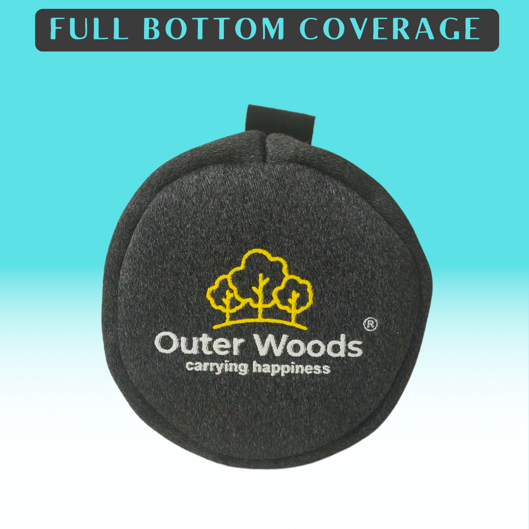 Outer Woods Insulated Beer Can Cooler Sleeve with Zip Cap – Set of 2