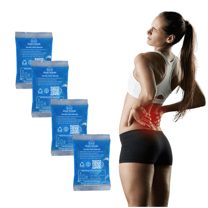 Outer Woods Ice Gel Packs Set (250ml) for Cooler Bags and Cold Therapy