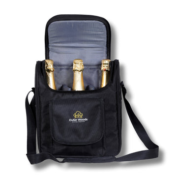 Outer Woods Insulated 3 Bottle Cooler Bag