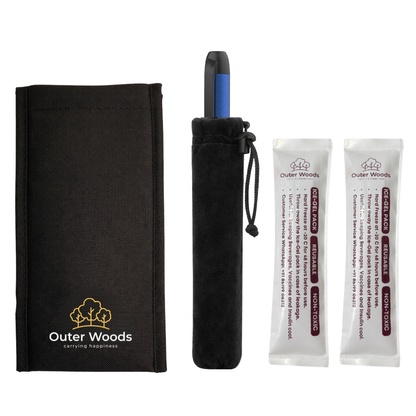 Outer Woods Insulin Cooler Pouch | 4+ Hours Cooling | Compact Size | 2 x 35ml Ice Gel Packs Included