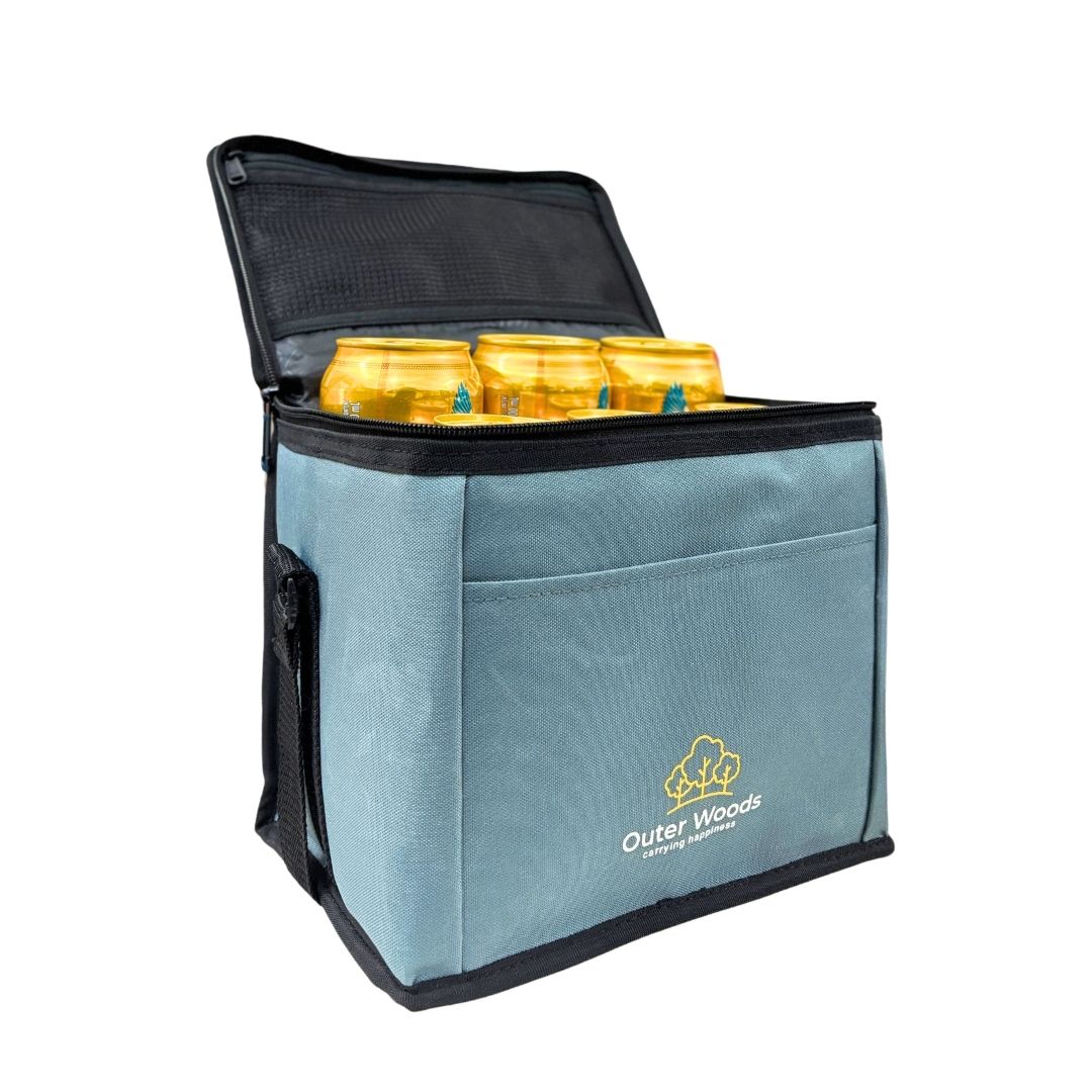 Outer Woods Insulated 6 Can Cooler Bag | Beer Cooler | Insulated Bag | Soft Cooler | Hot Cold Bag | Lunch Bag