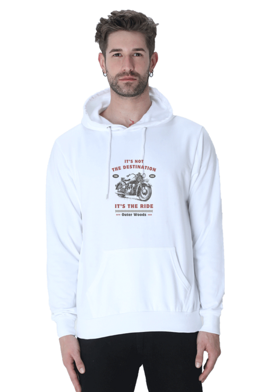  Outer Woods Men's Destination Graphic Printed Hooded Sweatshirt