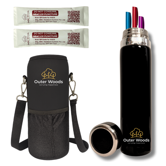 Outer Woods Insulated Insulin Bottle Cooler Travel Case - Large