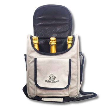 Outer Woods Insulated 3 Bottle Cooler Bag