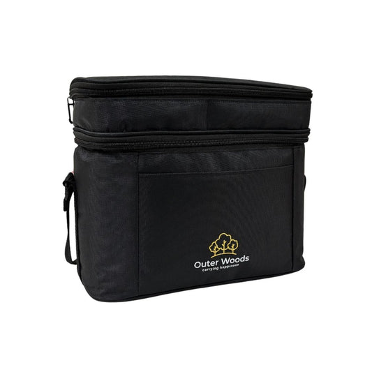 Outer Woods Insulated 6 Can Cooler Bag with Dual Insulated Compartments