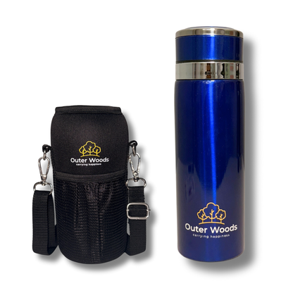 Outer Woods Premium Insulated Thermos Flask feature highlight image