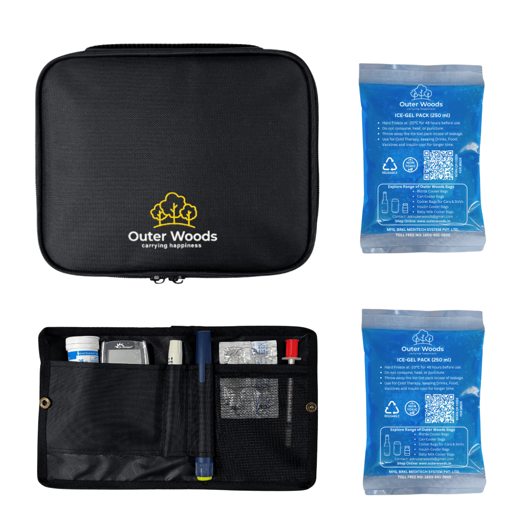 Outer Woods Insulated Insulin Cooler Bag Plus
