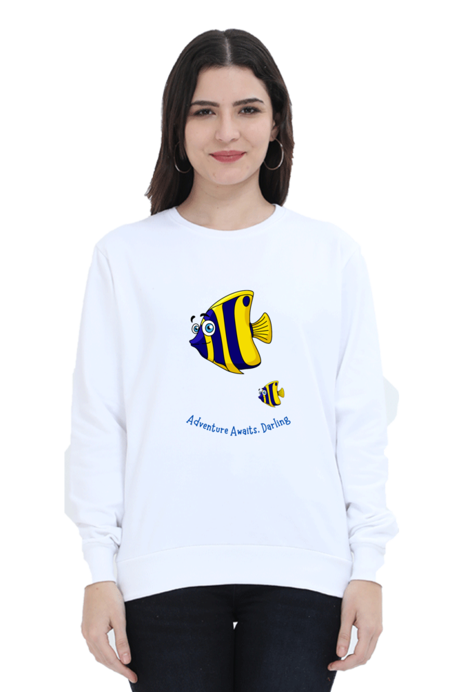 Outer Woods Women's Adventure Awaits Printed Sweatshirt