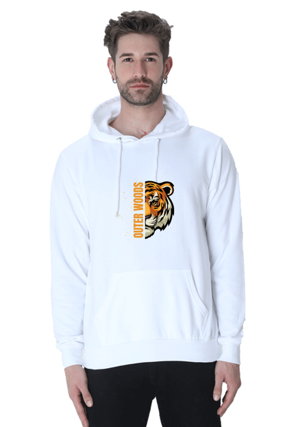 Outer Woods Men's Tiger Printed Hooded Sweatshirt