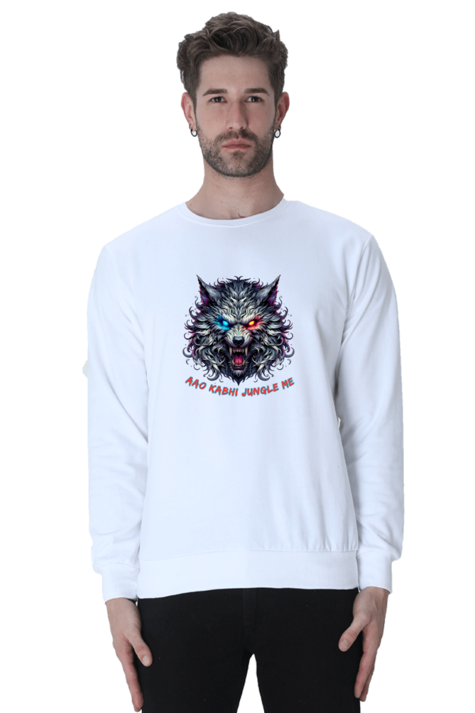 Outer Woods Men's Wild Wolf Printed Sweatshirt