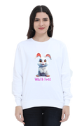 Outer Woods Women's Wild And Free Graphic Printed Sweatshirt