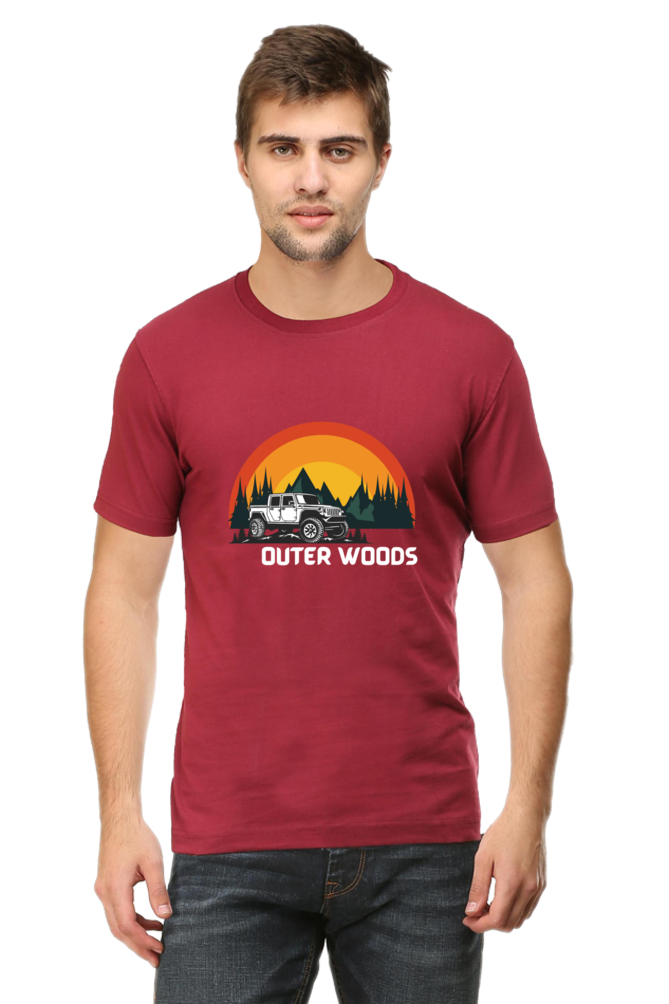 Outer Woods Men's Wild Trail Graphic Printed T-Shirt