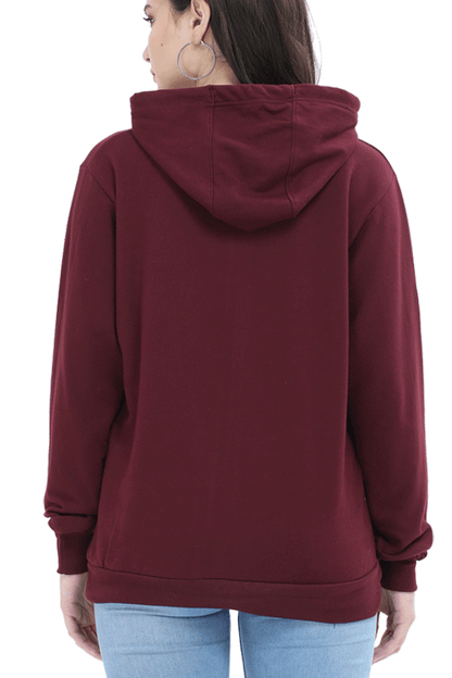 Outer Woods Women's Born to Roam Graphic Printed Hooded Sweatshirt