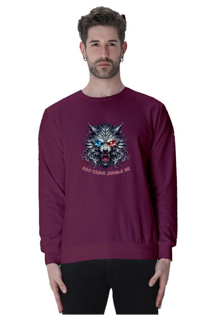 Outer Woods Men's Wild Wolf Printed Sweatshirt