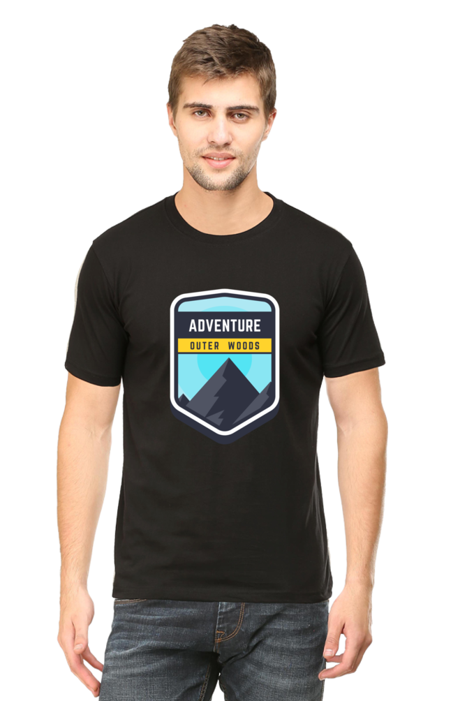 Outer Woods Men's Adventure Graphic Printed T-Shirt