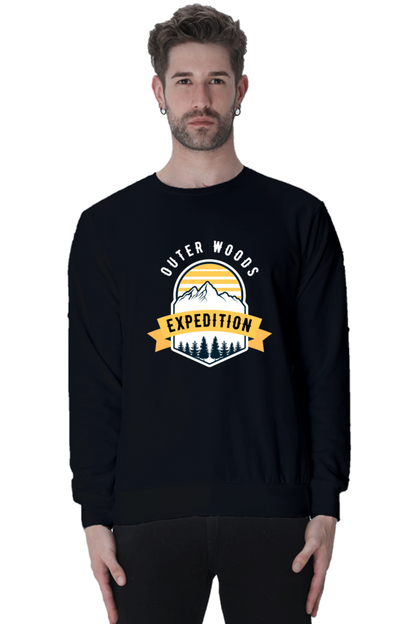 Outer Woods Men's Expedition Graphic Printed Sweatshirt
