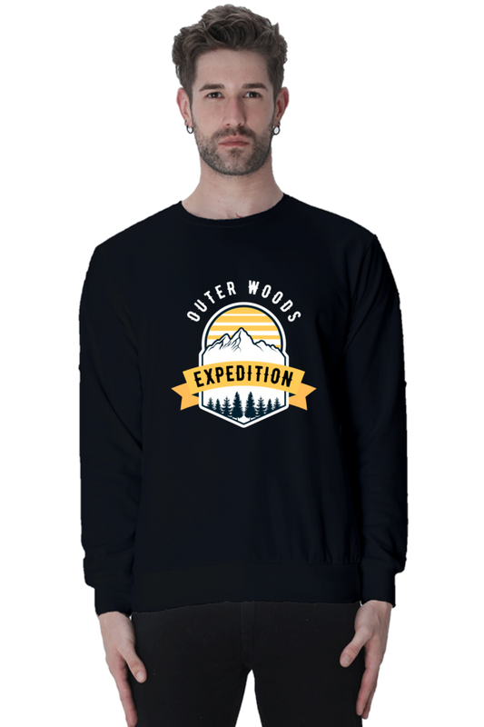 Outer Woods Men's Expedition Graphic Printed Sweatshirt