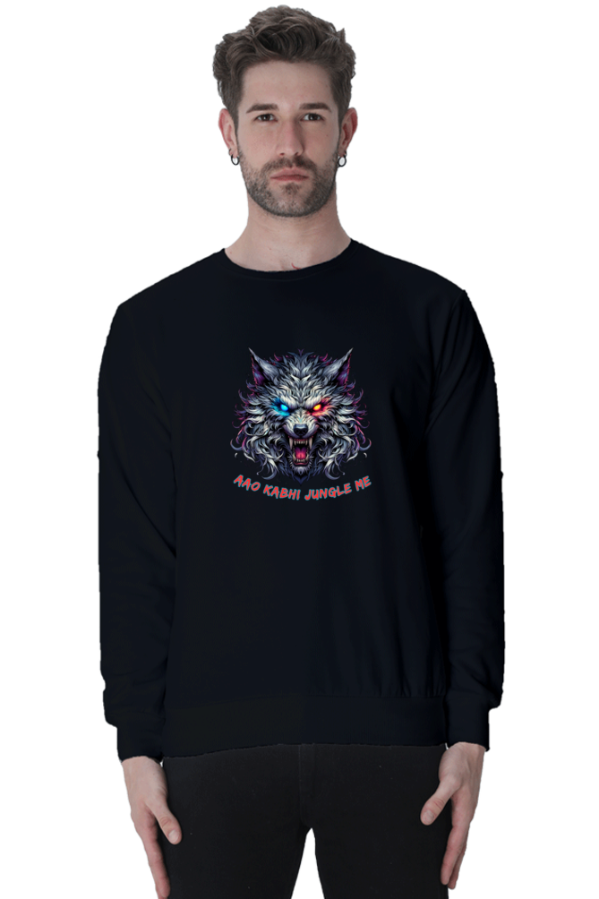 Outer Woods Men's Wild Wolf Printed Sweatshirt