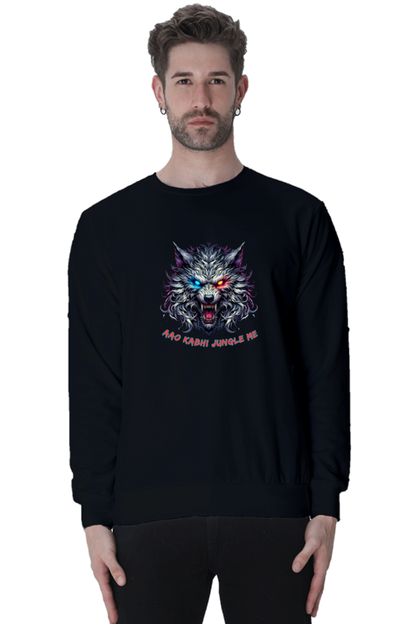 Outer Woods Men's Wild Wolf Printed Sweatshirt