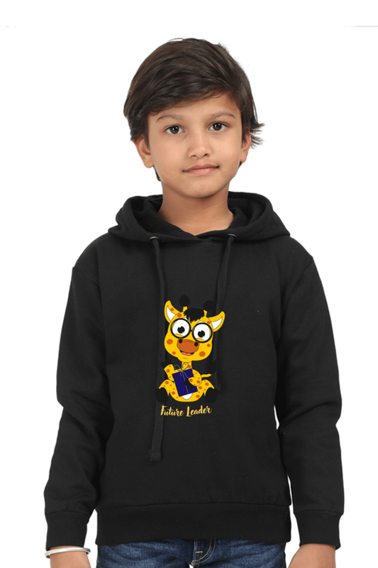 Outer Woods Kid's Graphic Printed Hooded Sweatshirt - Future Leader